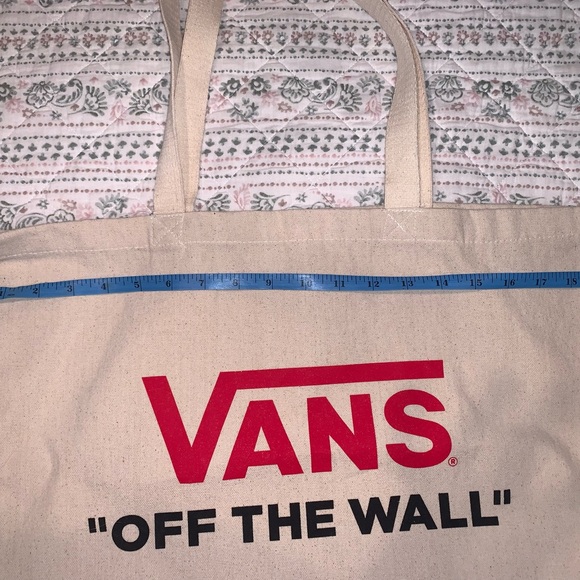 VANS Off The Wall Two Tote Shopping Bags, Canvas & Ripstop. - Picture 4 of 7